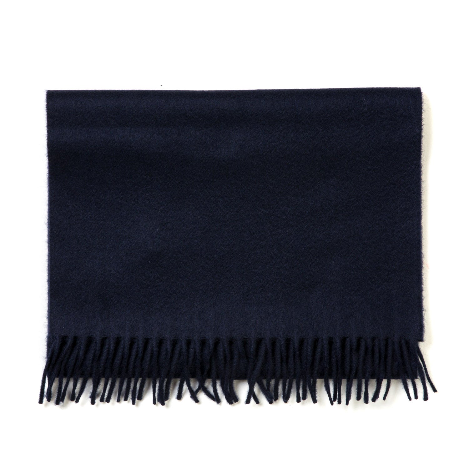 MJ Exclusive: Dark Blue Scarf "Classic Plain" made of Scottish Cashmere